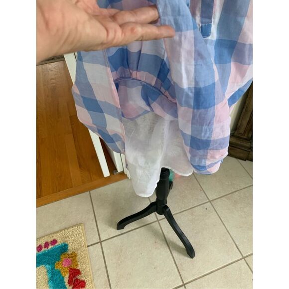 Ella Gray Pastel Gingham Summer Dress - Picture 6 of 13